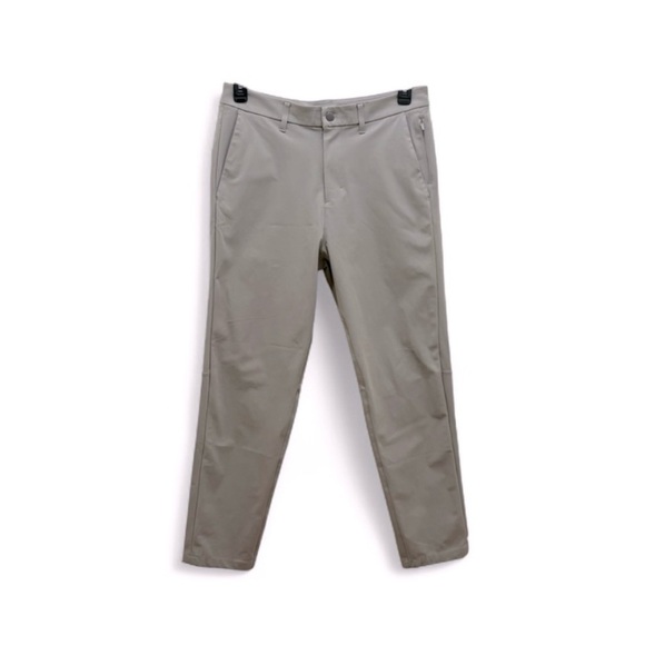 Lululemon Tech Commission Slim Pants*Warpstreme Size 32 in Khaki Riverstone